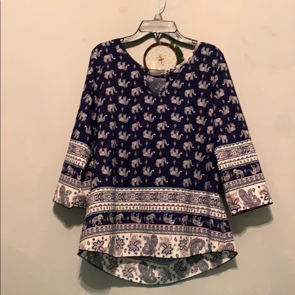 Long sleeve blouse